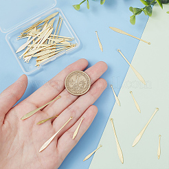 100Pcs 2 Style Brass Pendants&nbsp;KK-BC0011-76