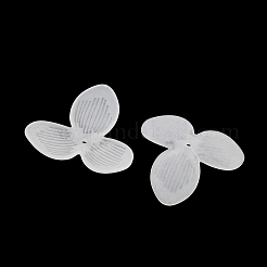 3-Petal Frosted Acrylic Bead Caps&nbsp;SACR-F016-01B