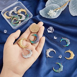 18Pcs 3 Colors 304 Stainless Steel Pendants&nbsp;STAS-DC0011-74