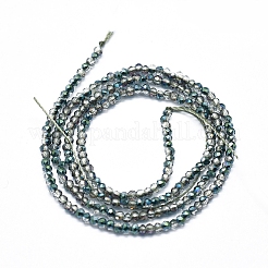 Electroplate Glass Beads Strands&nbsp;X-GLAA-F079-A-HP04