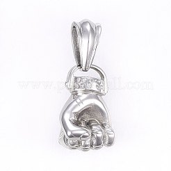 304 Stainless Steel Pendants&nbsp;STAS-E434-02