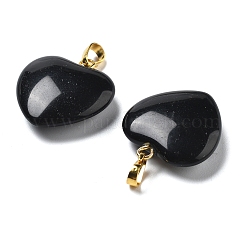 Natural Obsidian Pendants&nbsp;G-G956-B40-G