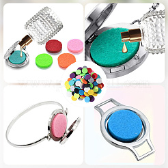 96Pcs 12 Colors  Fibre Perfume Pads&nbsp;DIY-SP0004-47A-02