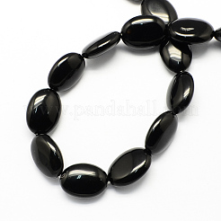 Natural Dyed & Heated Black Onyx Beads Strands&nbsp;G-S113-05