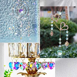 12Pcs Glass Pendants&nbsp;GLAA-SP0001-43