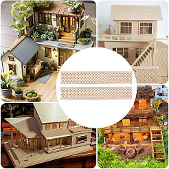 Wooden Fence and Courtyard Decoration&nbsp;LS-DIY-WH0671-387B