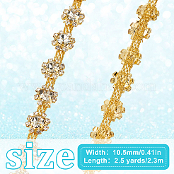 2.5 Yards Rhinestone Cup Chains&nbsp;FIND-WH0111-638G