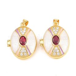 Brass Locket Pendants&nbsp;KK-D232-12G-03