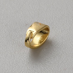 Brass Snap on Pendant Bails&nbsp;FIND-WH0148-015