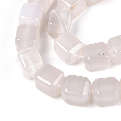 Natural White Agate Beads Strands&nbsp;G-N353-03A-04