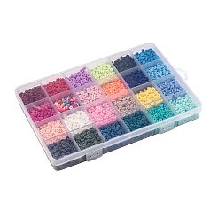 24 Colors Handmade Polymer Clay Beads&nbsp;CLAY-X0011-03A