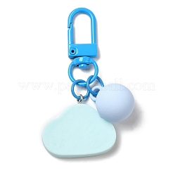 Cartoon Smiling Face Acrylic Pendant Keychain&nbsp;KEYC-D017-01C