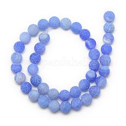 Natural Weathered Agate Bead Strands&nbsp;G-S237-8mm-07