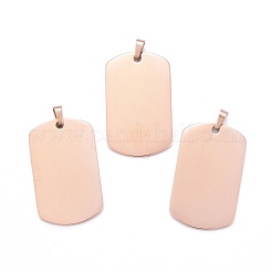 Ion Plating(IP) 304 Stainless Steel Pendants&nbsp;STAS-I311-03A-RG