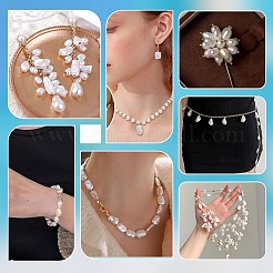 48Pcs 12 Styles Plastic Imitation Pearl Pendants&nbsp;FIND-PH0059-53