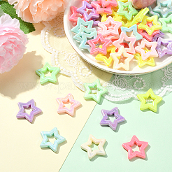 100Pcs Opaque Acrylic Beads&nbsp;SACR-SP0001-32