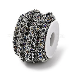 304 Stainless Steel Glass Link Chains&nbsp;CHS-L029-10P-04