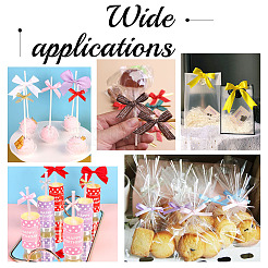 90Pcs 6 Styles Polyester Packaging Ribbon Bowknot&nbsp;AJEW-GA0008-14