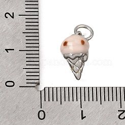 Brass with Enamel Charms&nbsp;KK-N290-17P-02