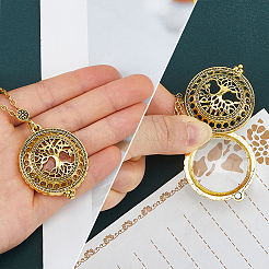 1Pc Magnifying Glass Magnetic Locket Pendant Necklaces for Women&nbsp;TOOL-FH0001-86
