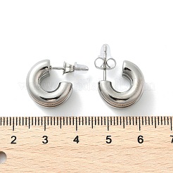 304 Stainless Steel Stud Earrings for Women&nbsp;EJEW-U051-03P