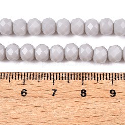 Opaque Solid Color Imitation Jade Glass Beads Strands&nbsp;LS-EGLA-A044-P6mm-D19
