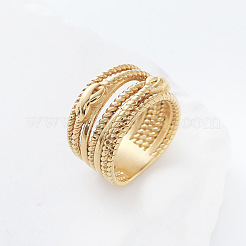 304 Stainless Steel Twisted Wire Design Finger Rings&nbsp;LS-DM2174-7