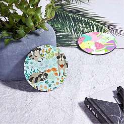 Rubber Coasters&nbsp;AJEW-SZ0001-85