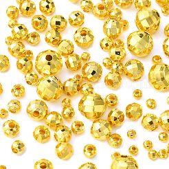 150Pcs 5 Style Brass Round Beads&nbsp;KK-CJ0002-10