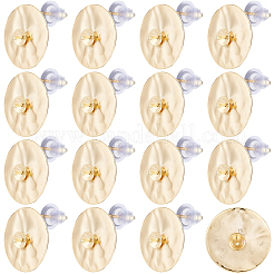 20Pcs Brass Stud Earring Findings&nbsp;KK-BBC0023-12