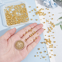 500Pcs 5 Styles Rack Plating Brass Spacer Beads&nbsp;FIND-UN0004-38A