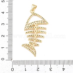 Brass Micro Pave Cubic Zirconia Pendants&nbsp;KK-C170-17G