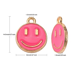 Alloy Enamel Charms&nbsp;X-ENAM-S121-165E-RS