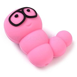 Caterpillar Food Grade Silicone Focal Beads&nbsp;SIL-Q030-03B