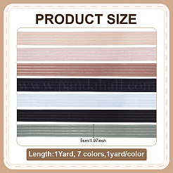 7 Yards 7 Colors Nylon Ribbon&nbsp;SRIB-ME0001-21