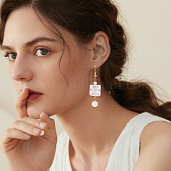 16Pcs 4 Colors Valentine's Day Handmade Lampwork Enamel Beads&nbsp;LAMP-PA0001-07