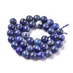 Natural Lapis Lazuli Beads Strands&nbsp;G-E483-17-10mm