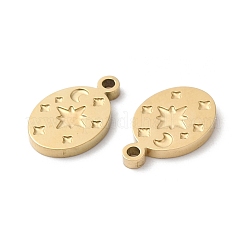 Ion Plating(IP) 316L Surgical Stainless Steel Charms&nbsp;STAS-H213-03G
