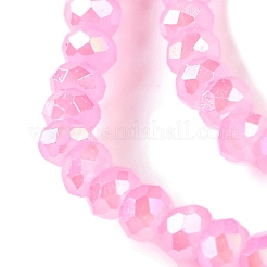 Baking Electroplate Glass Beads Strands&nbsp;X-DGLA-A039-J2MM-B09