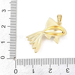 Brass Micro Pave Cubic Zirconia Pendants&nbsp;KK-F938-42G-03B