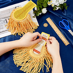 Detachable Cloth Tassel Epaulettes&nbsp;AJEW-WH0460-128