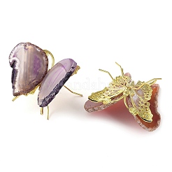 Dyed & Heated Natural Agate Display Decorations&nbsp;DJEW-M011-01G
