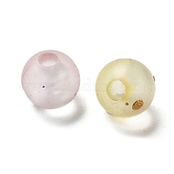 Frosted Transparent Acrylic Beads&nbsp;LS-OACR-F013-12A
