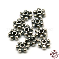 925 Sterling Silver Daisy Spacer Beads&nbsp;STER-A010-167
