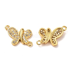 Brass Micro Pave Cubic Zirconia Links Connectors&nbsp;LS-KK-G399-19B
