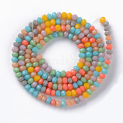 Opaque Glass Beads Strands&nbsp;GLAA-T006-09-B01