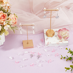 60Pcs 3 Colors Resin Clip-on Earring Findings&nbsp;FIND-PH0026-54