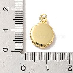 Brass Cubic Zirconia Pendants&nbsp;KK-M278-17G