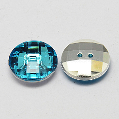 Taiwan Acrylic Rhinestone Buttons&nbsp;BUTT-F022-10mm-25