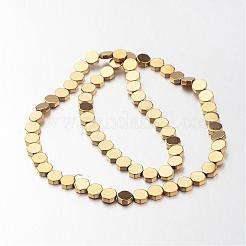 Electroplate Non-magnetic Synthetic Hematite Bead Strands&nbsp;G-F300-59-03
